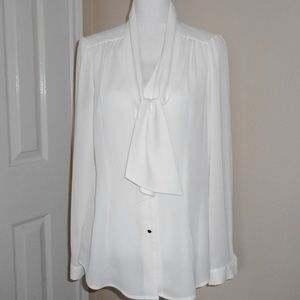 Tahari ASL Bow Blouse